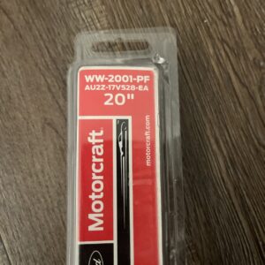 Genuine Ford Motorcraft WW2001PF / AU2Z-17V528-EA Flat 20" Black Wiper Blade