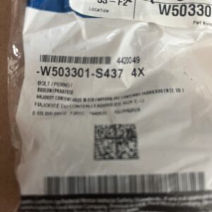 Genuine Ford Mount Bracket Bolt -W503301-S437 (sold Individually)
