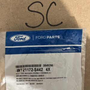 Genuine Ford OE Bolt And Washer Asy - Hex.Head - QTY4-W721172-S442