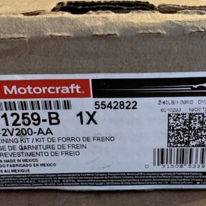 Genuine Ford OEM Motorcraft BR-1259-B Rear Disc Brake Set 7T4Z-2V200-AA