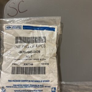 Genuine Ford OEM Rear Plate Retainer Nut W707640-S439 Qty: 4