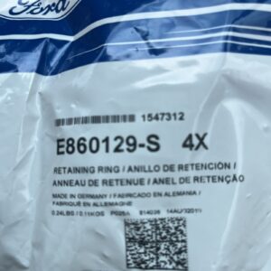 Genuine Ford Retainers E860129-S (4 Pack)