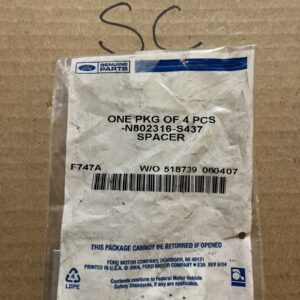 Genuine Ford Spacer N802316-S437 *pack Of 4*