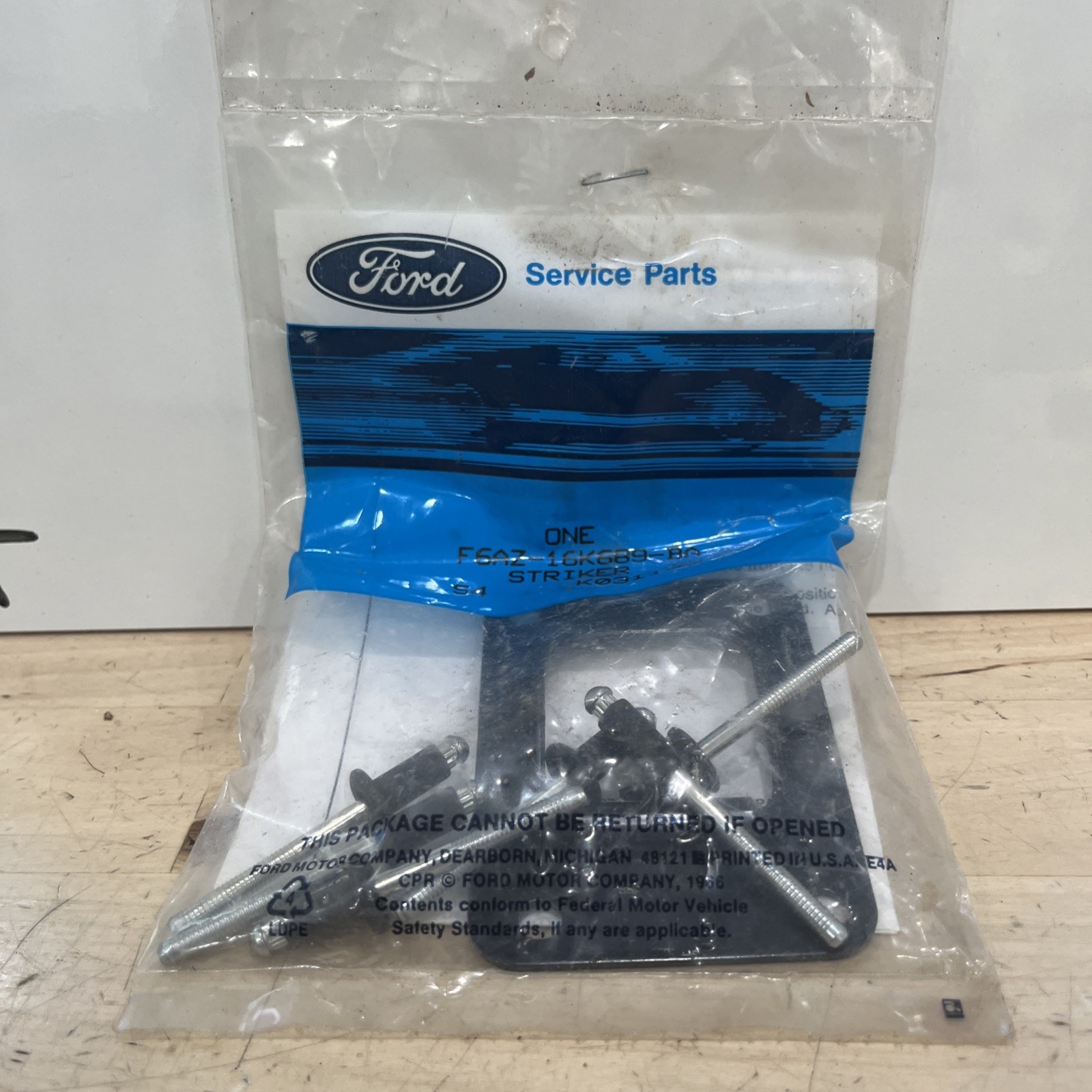 Genuine Ford Striker Assembly - Hood Lock F6AZ-16K689-BA - Image 3