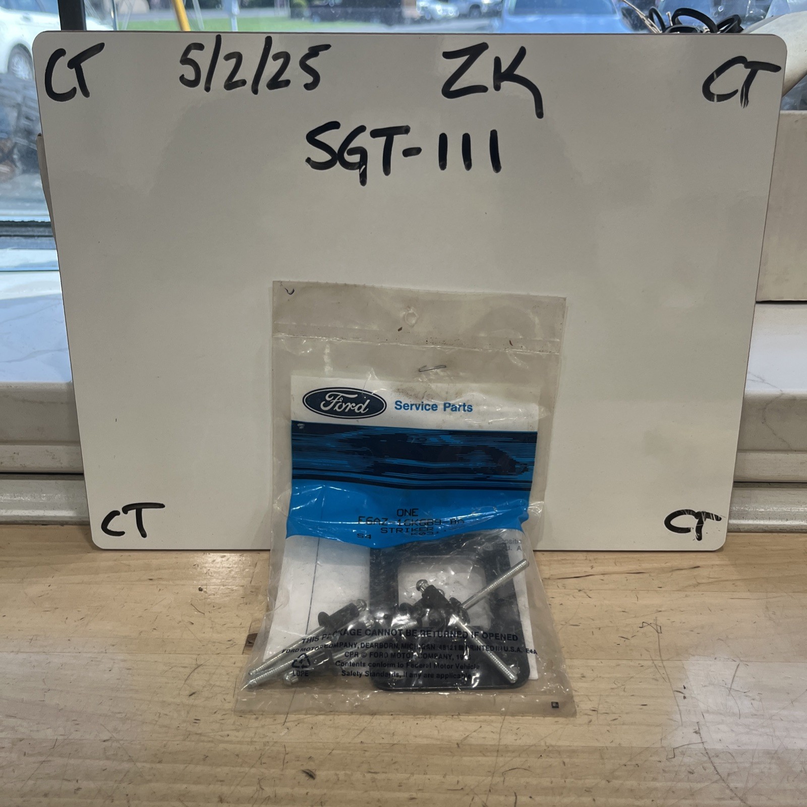 Genuine Ford Striker Assembly - Hood Lock F6AZ-16K689-BA