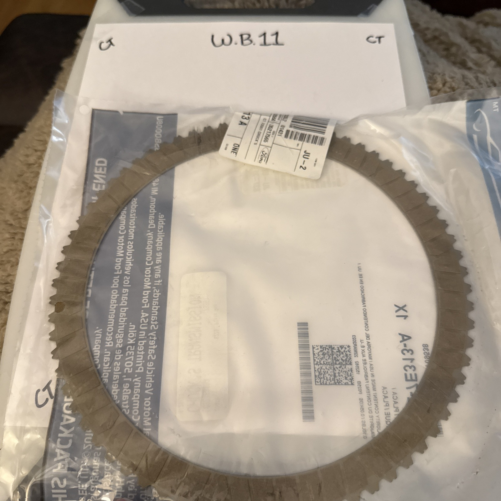 Genuine Ford Transmission Clutch Friction Plate LC3Z-7E313-A - Image 3