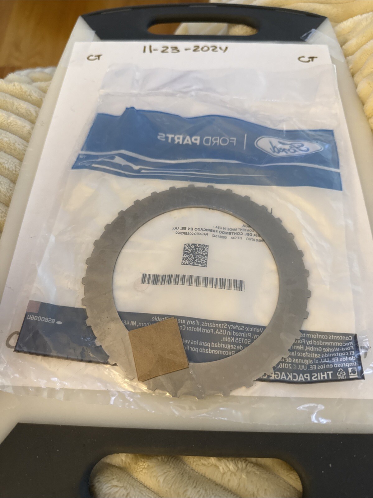 Genuine Ford Transmission Clutch Friction Plate LP5Z7G474A - Image 3