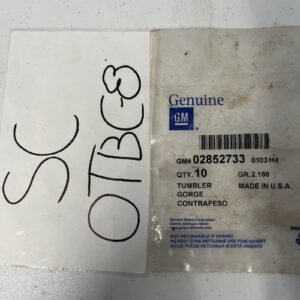 Genuine GM 02852733 Tumbler, Ignition Lock Cyl 1995-2006 Lot Of 10