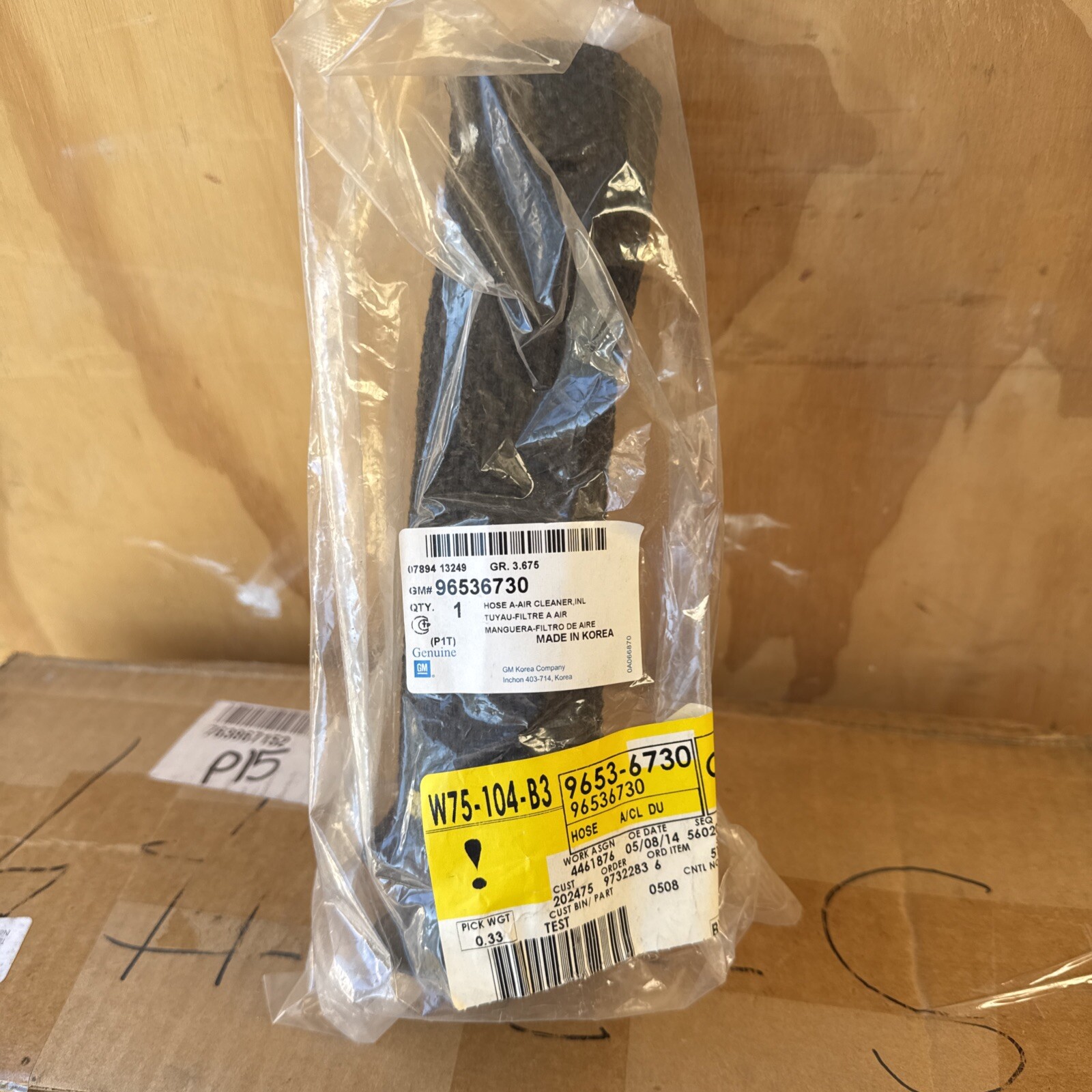 Genuine GM 2004-2008 Chevrolet Air Cleaner Duct Hose Air Injection Pipe 96536730