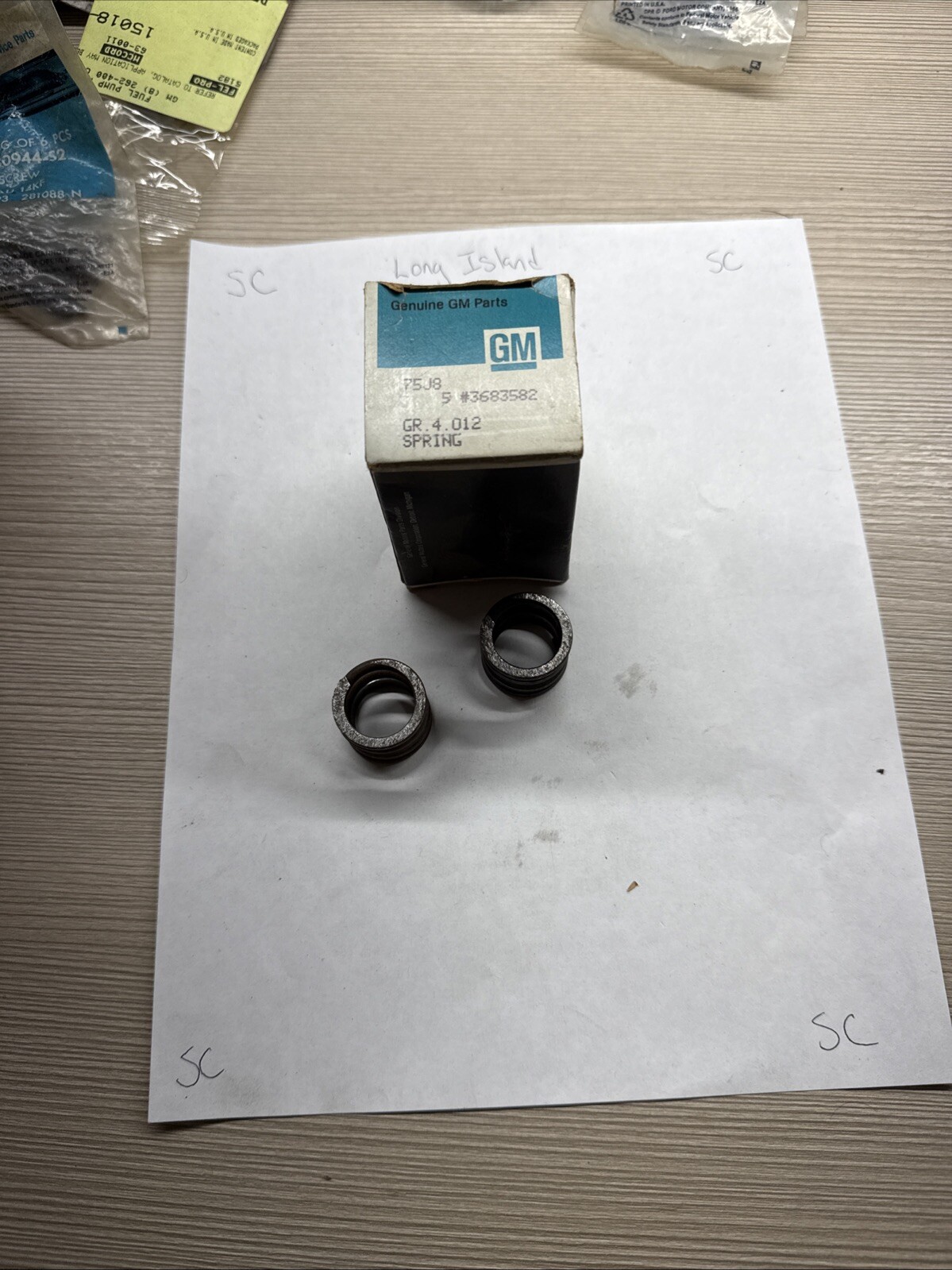 Genuine GM 3683582 Spring QTY-1