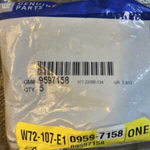 Genuine GM 9597158 Wheel Nut Cap (PACK OF 5)