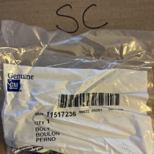 Genuine GM BoltFrt Tow Hook Bolt 11517236