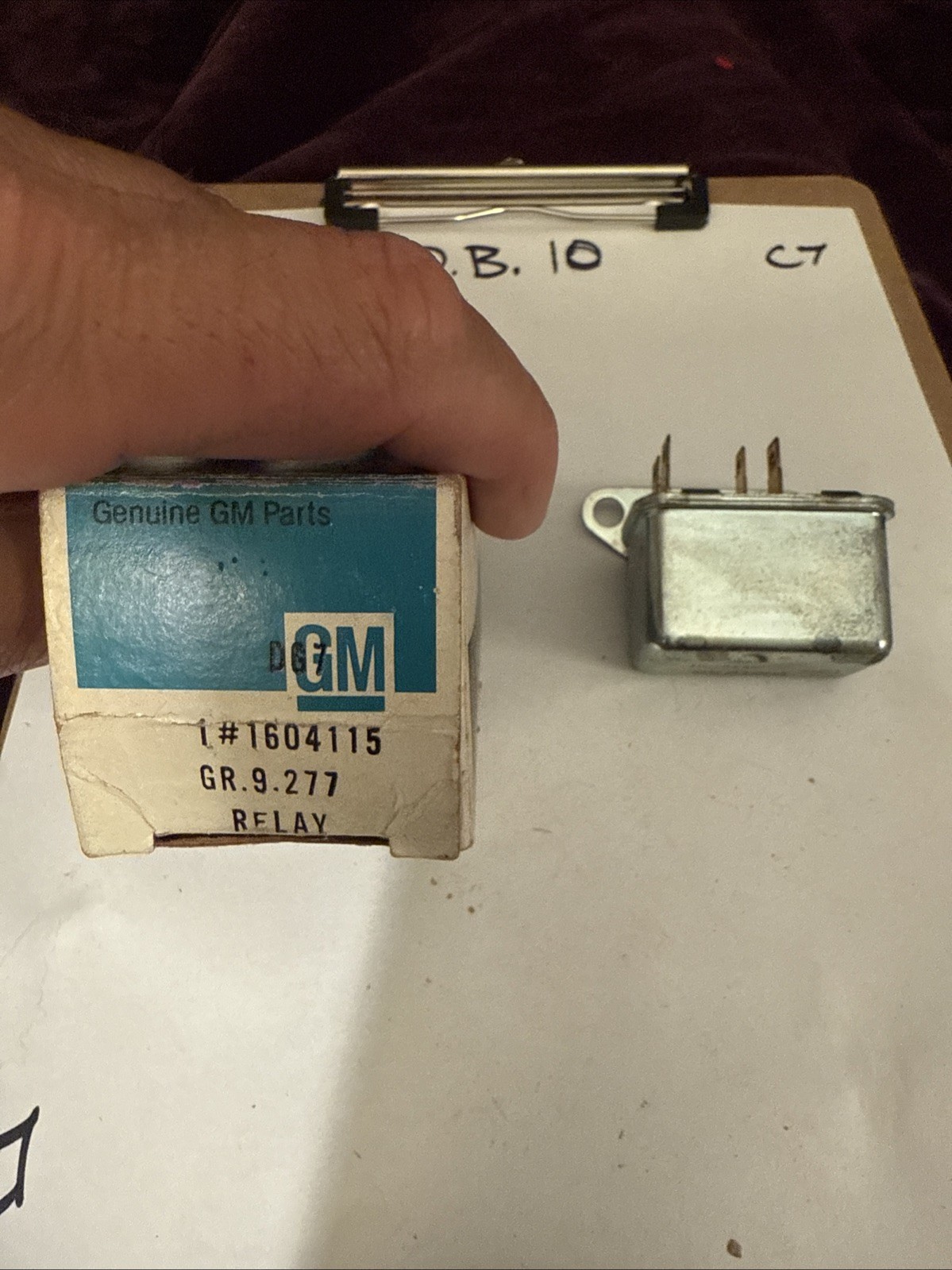 Genuine GM NOS 1976 Cadillac Seville Low Speed HVAC A/C Blower Relay 1604115 - Image 3