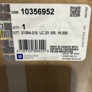 Genuine GM Rear Driver Side Door Upper Latch 10356952