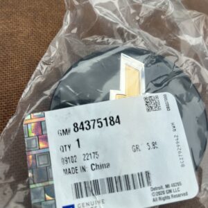 Genuine GM Wheel Center Cap Black W/Gold Bow-Tie 84375184