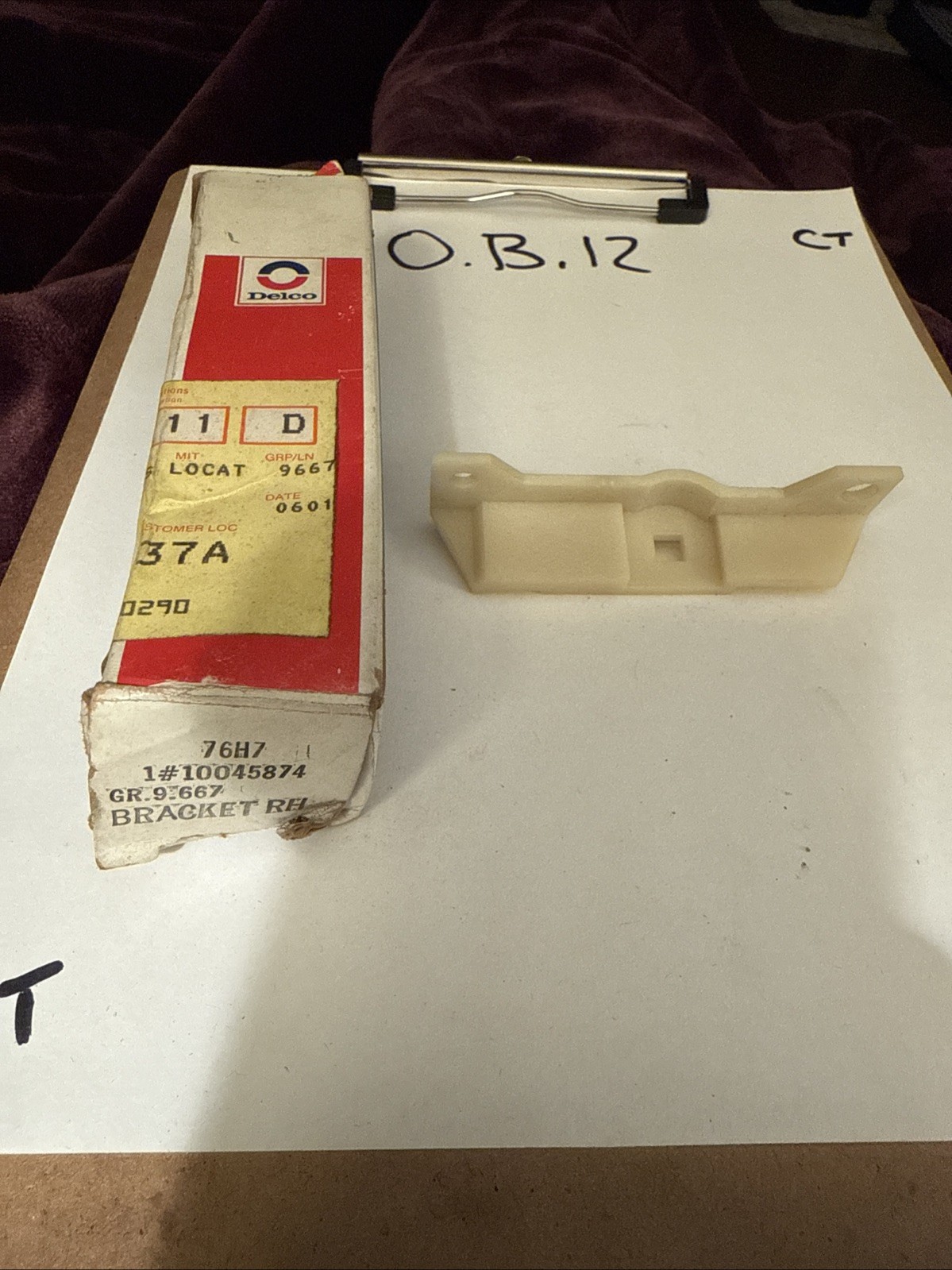 Genuine Gm Delco Rh Bracket 10045874 Nos OEM - Image 3