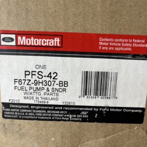 Genuine Motorcraft Fuel Pump and Sender MOTORCRAFT PFS-42, F67Z-9H307-BB