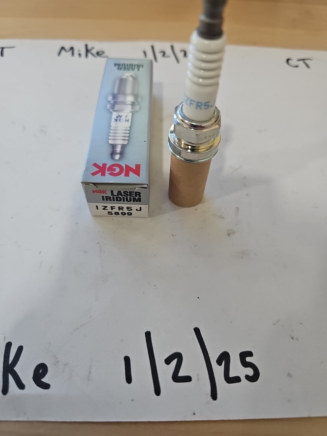 Genuine NGK 5899 Laser Iridium Spark Plug IZFR5J - Image 3