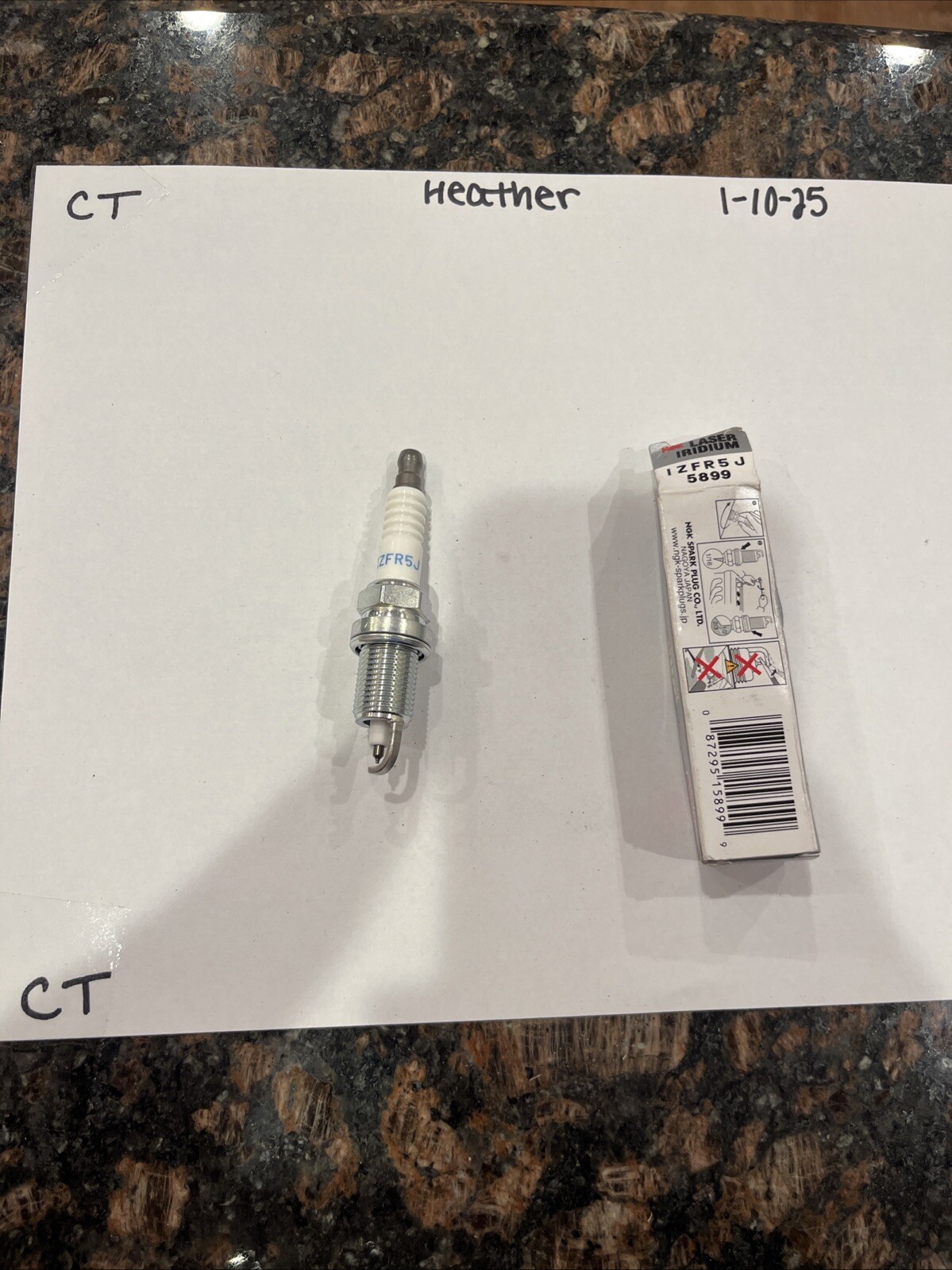 Genuine NGK 5899 Laser Iridium Spark Plug IZFR5J - Image 4