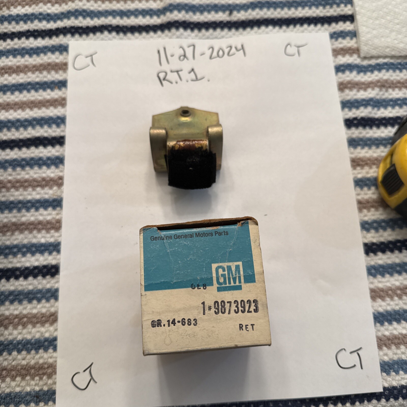 Genuine OEM NOS GM 9873923 NOS PART