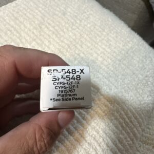 Genuine OEM SP548X Ford Motorcraft Platinum Spark Plug CYFS12F1X SP548