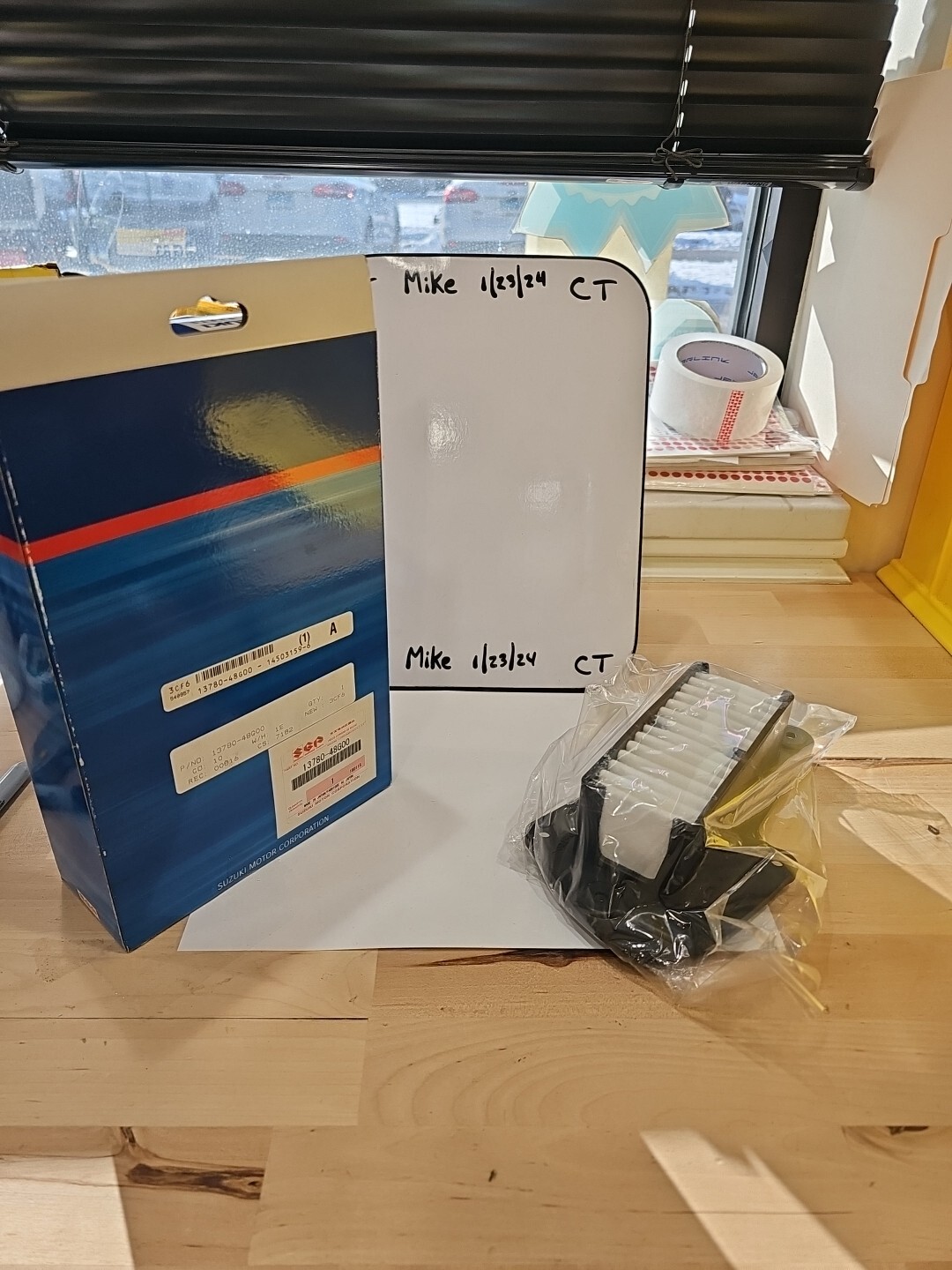 Genuine Suzuki Air Filter P/N 13780-48G00