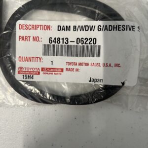 Genuine Toyota Back Glass Seal GLA 64813-06220