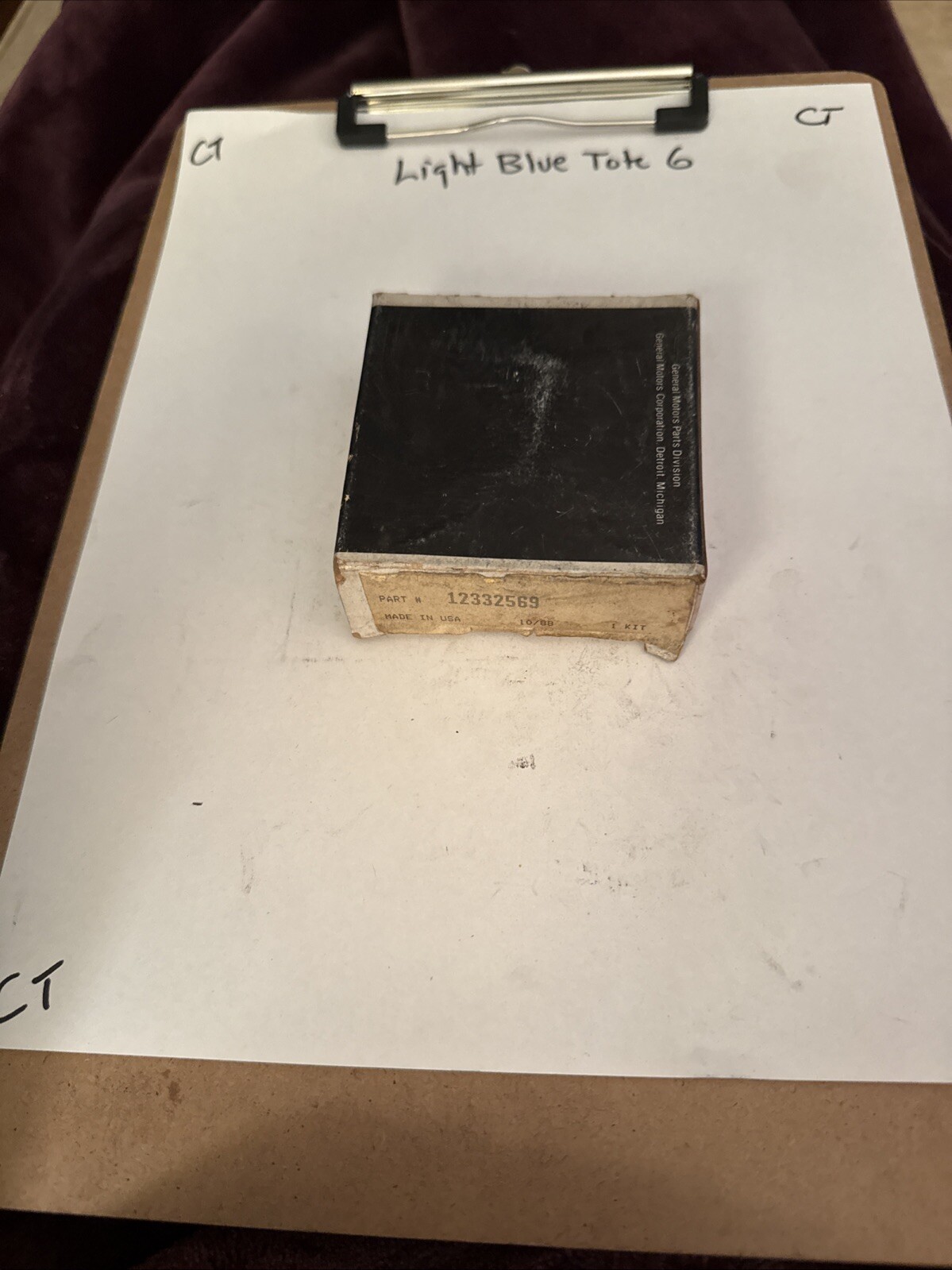 Gm Engine Bearings 12332569