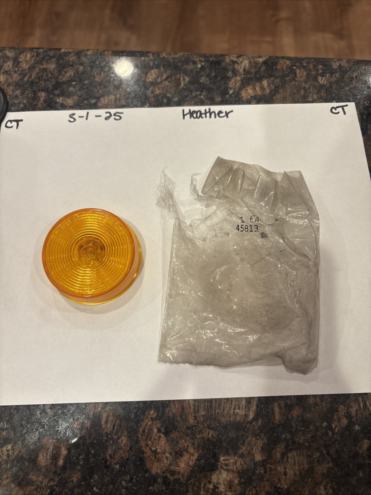 Grote 45813 2 1/2" Round Clearance Marker Light (Optic Lens)