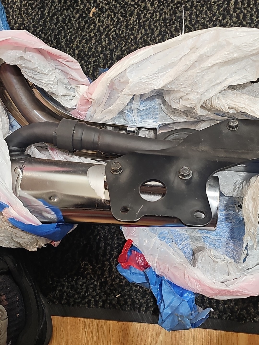 HONDA Motorcycle Exhaust System SANKEI 2384 HM MCR OEM Genuine - Image 5