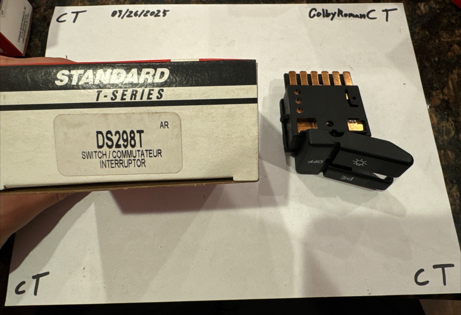 Headlight Switch Standard DS298T