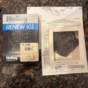 Holley Renew Kit 3-1258 1980-84 Chrysler Mikuni Solex 28-32 DIDTA, 30-32 DIDTA