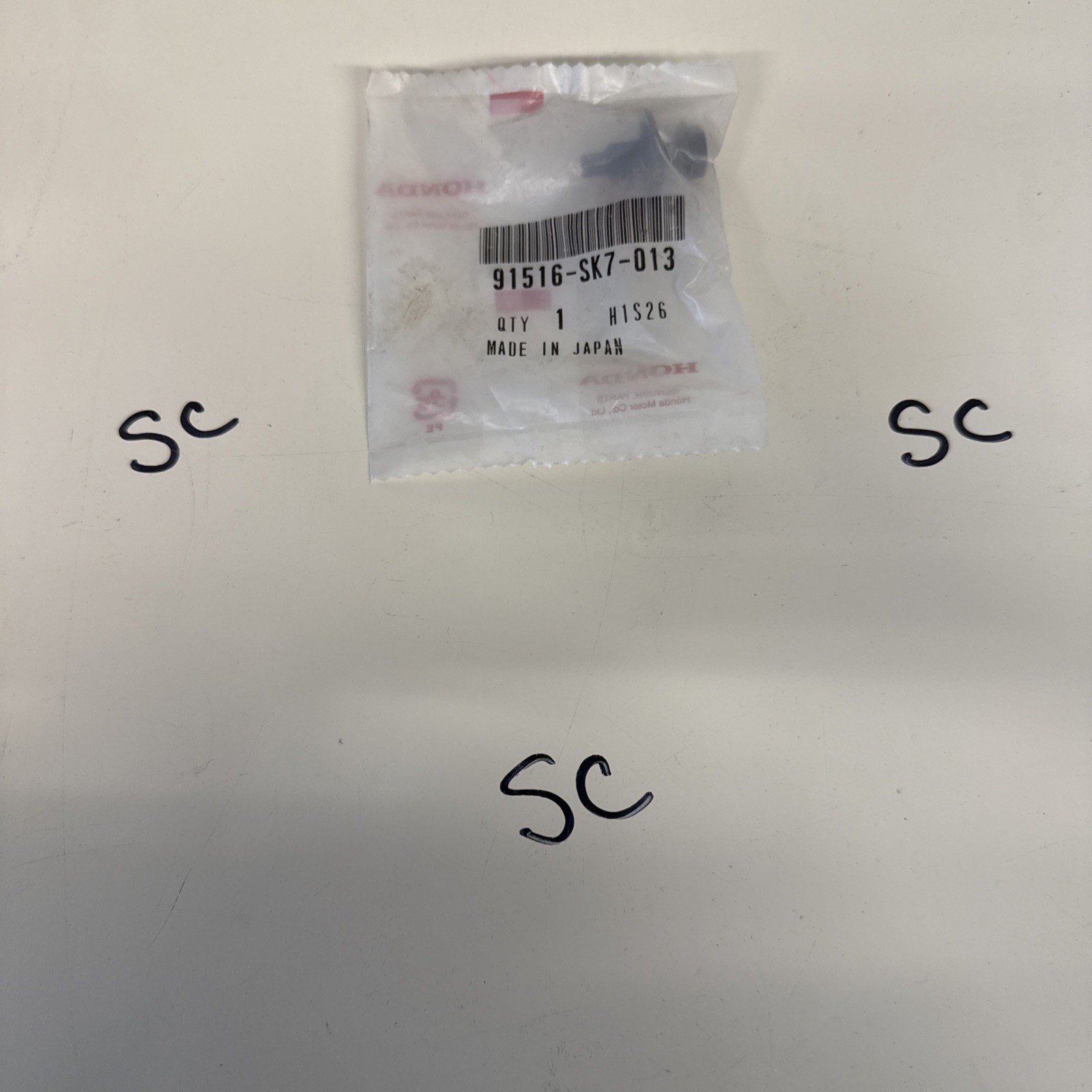 Honda Clip, Cover (Lower) Part Number - 91516-Sk7-013