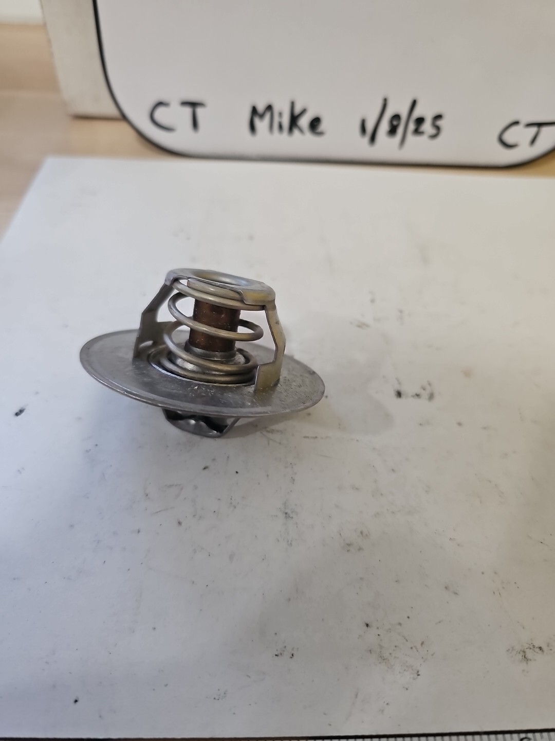 IDEAL THERMOSTAT 30038 LARGE Dia. 180 Degree, Delco 278P, Gates 5538, NOS - Image 4