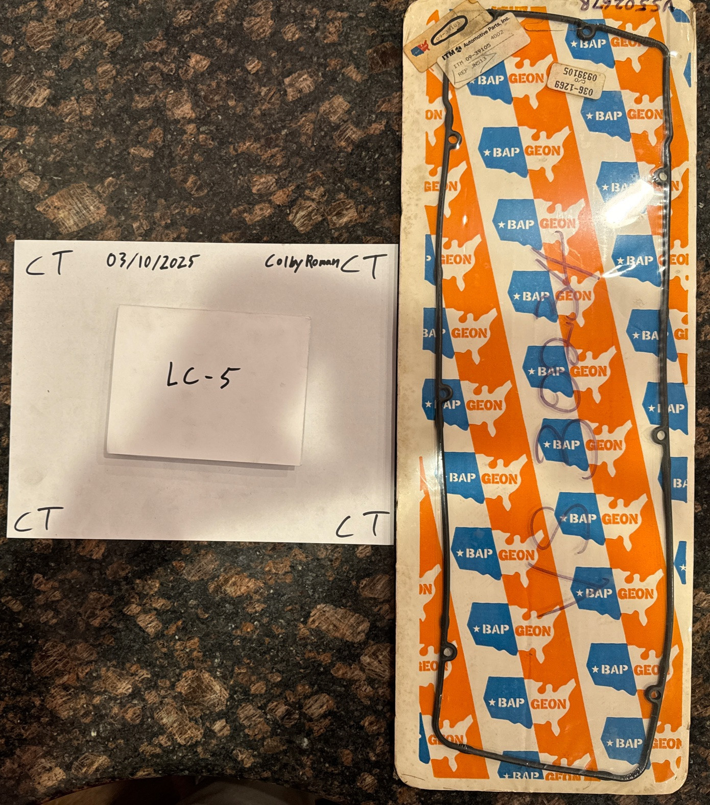 ITM Automotive parts Inc. gasket VS50267R