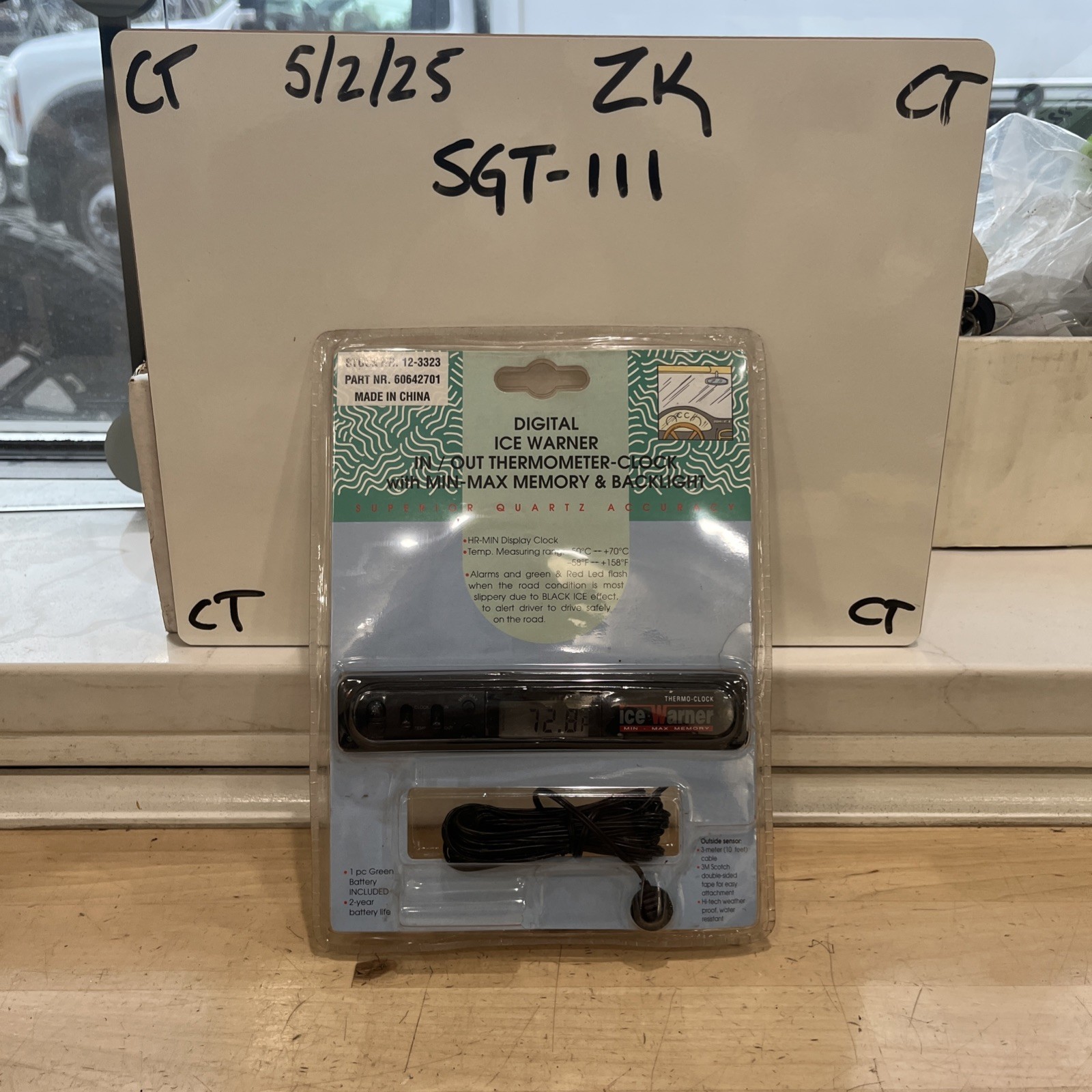 Ice Warner Thermo-Clock 60642701