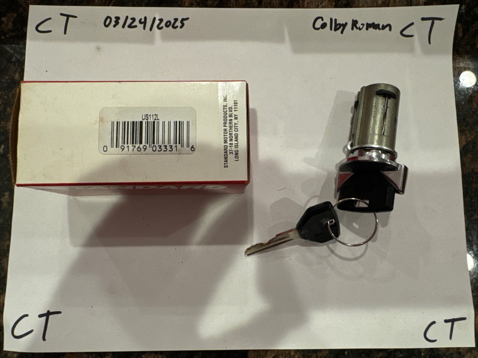 Ignition Lock Cylinder Standard US-112L - Image 3