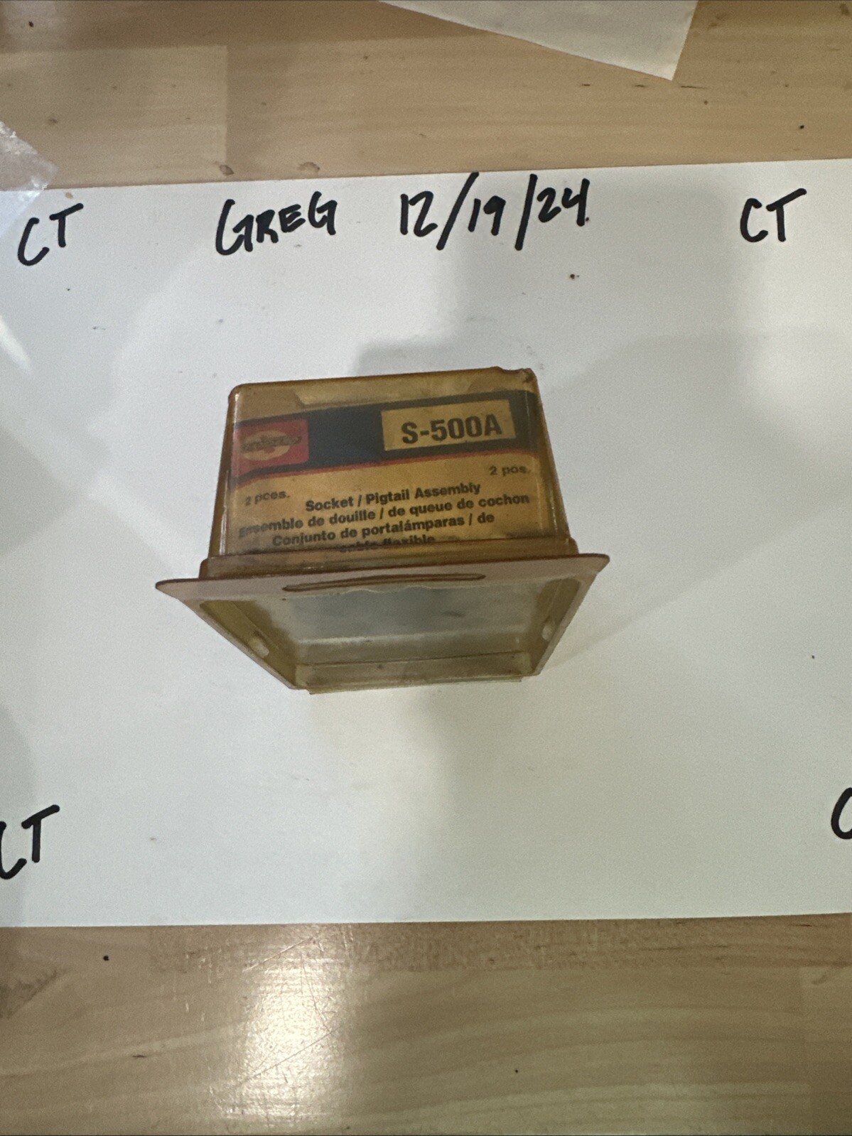 Instrument Panel Light Socket Standard S-500A