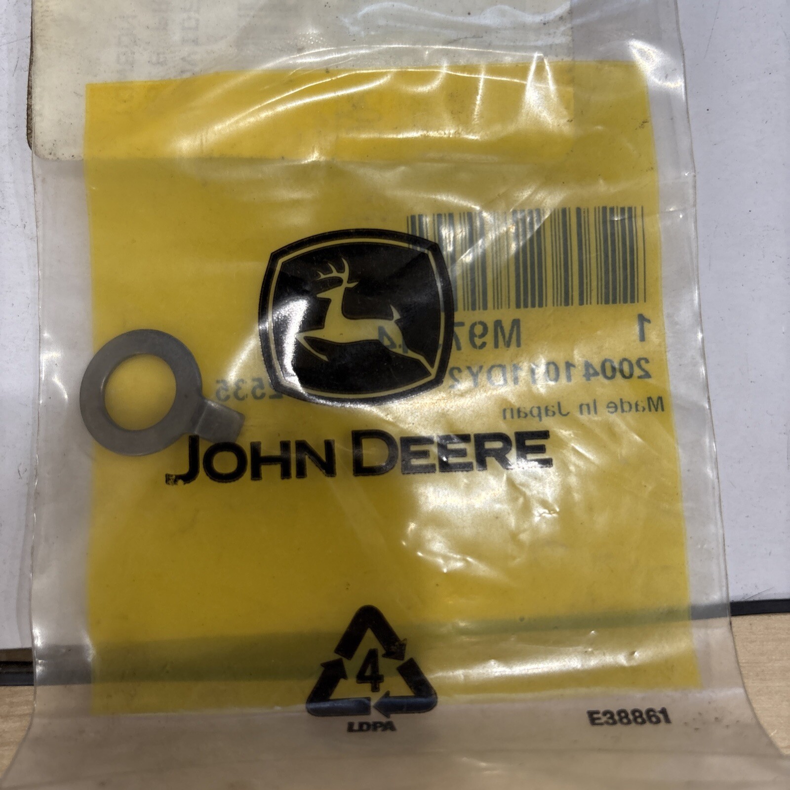 JOHN DEERE M97344 Washer OEM - Image 4