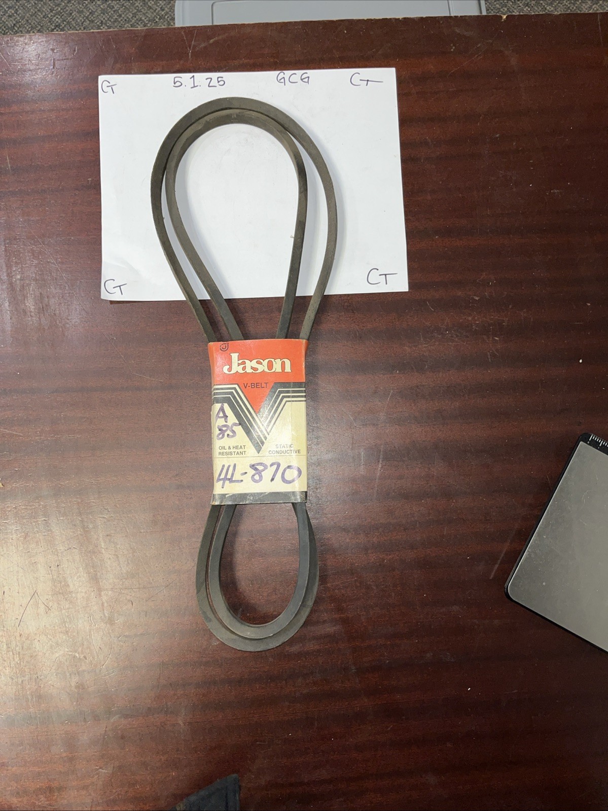 Jason V Belt A85