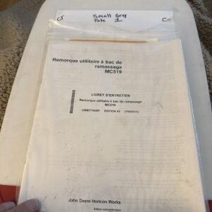 John Deere Omm172649f French Manual