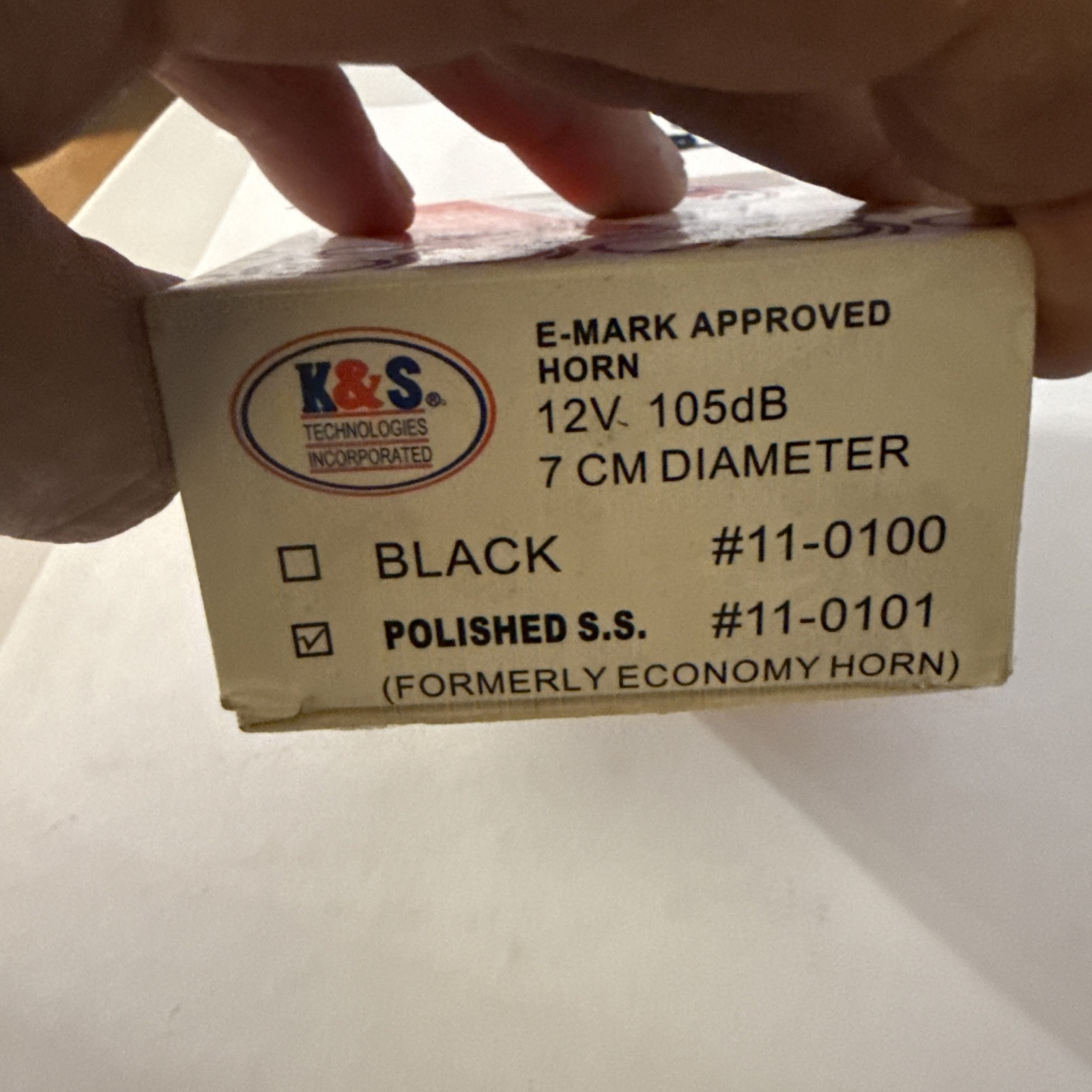 K & S Economy Horn 11-0101 - Image 4