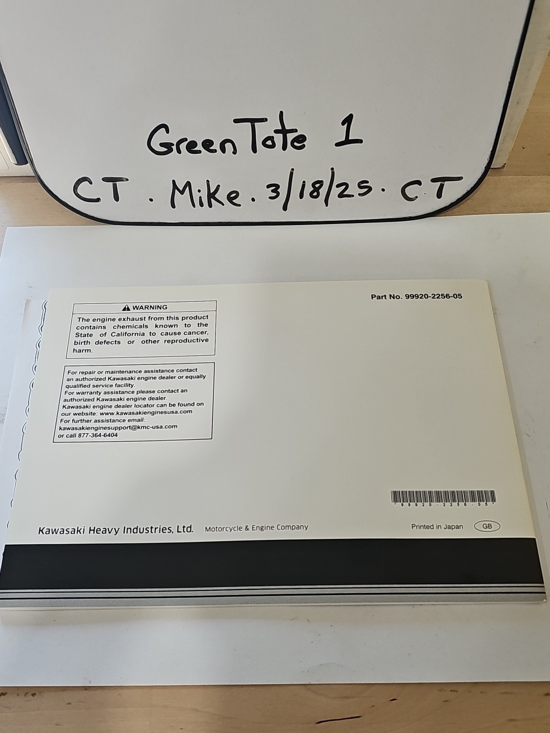 Kawasaki FS481V FS541V FS600V V-Twin Engine Owner's Manual - Image 3