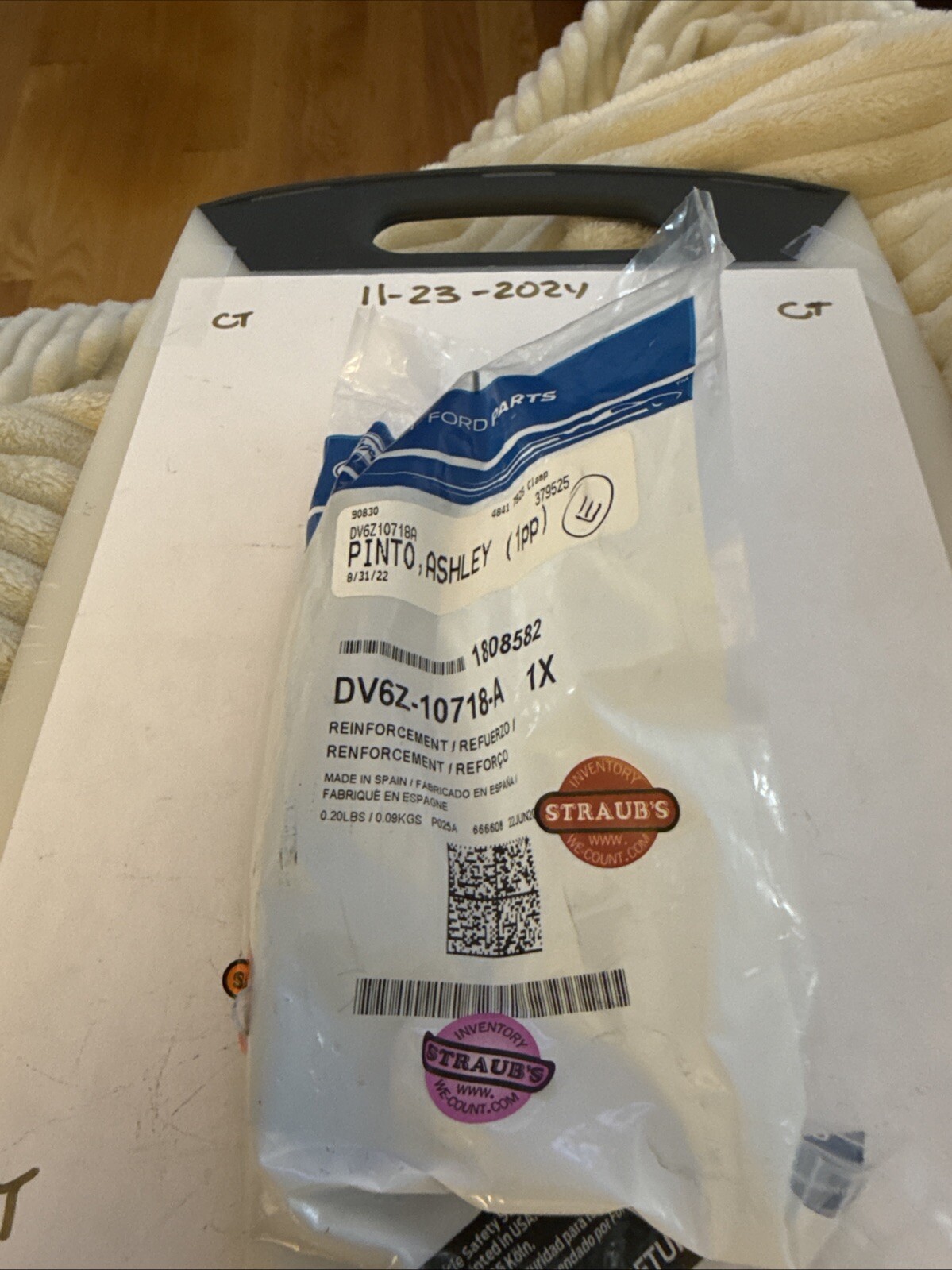 Lincoln FORD OEM 15-16 MKC-Battery Hold Down Tie Bracket Clamp DV6Z10718A - Image 4