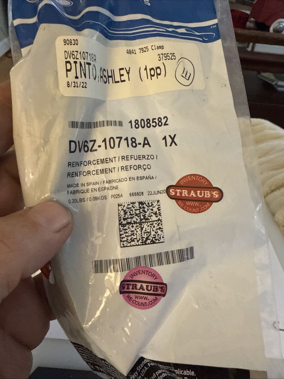 Lincoln FORD OEM 15-16 MKC-Battery Hold Down Tie Bracket Clamp DV6Z10718A