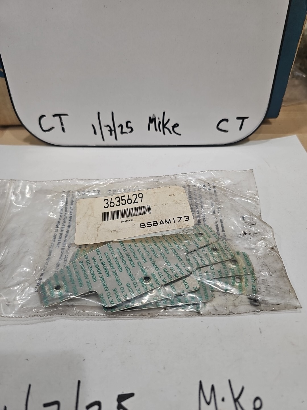 MSC 3635629 Disc Brake Pad Shim Kit BSB-AM-173 BSBAM173