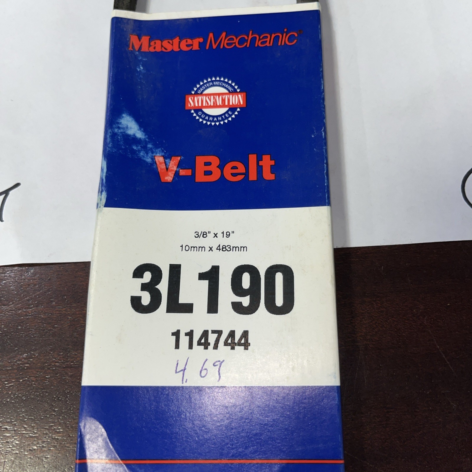 Master Mechanic V Belt 3L190 - Image 3