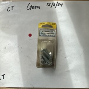 Metric License Plate Frame Bolts w/ Nuts - Cruiser Accessories M6 x 20mm (80330)