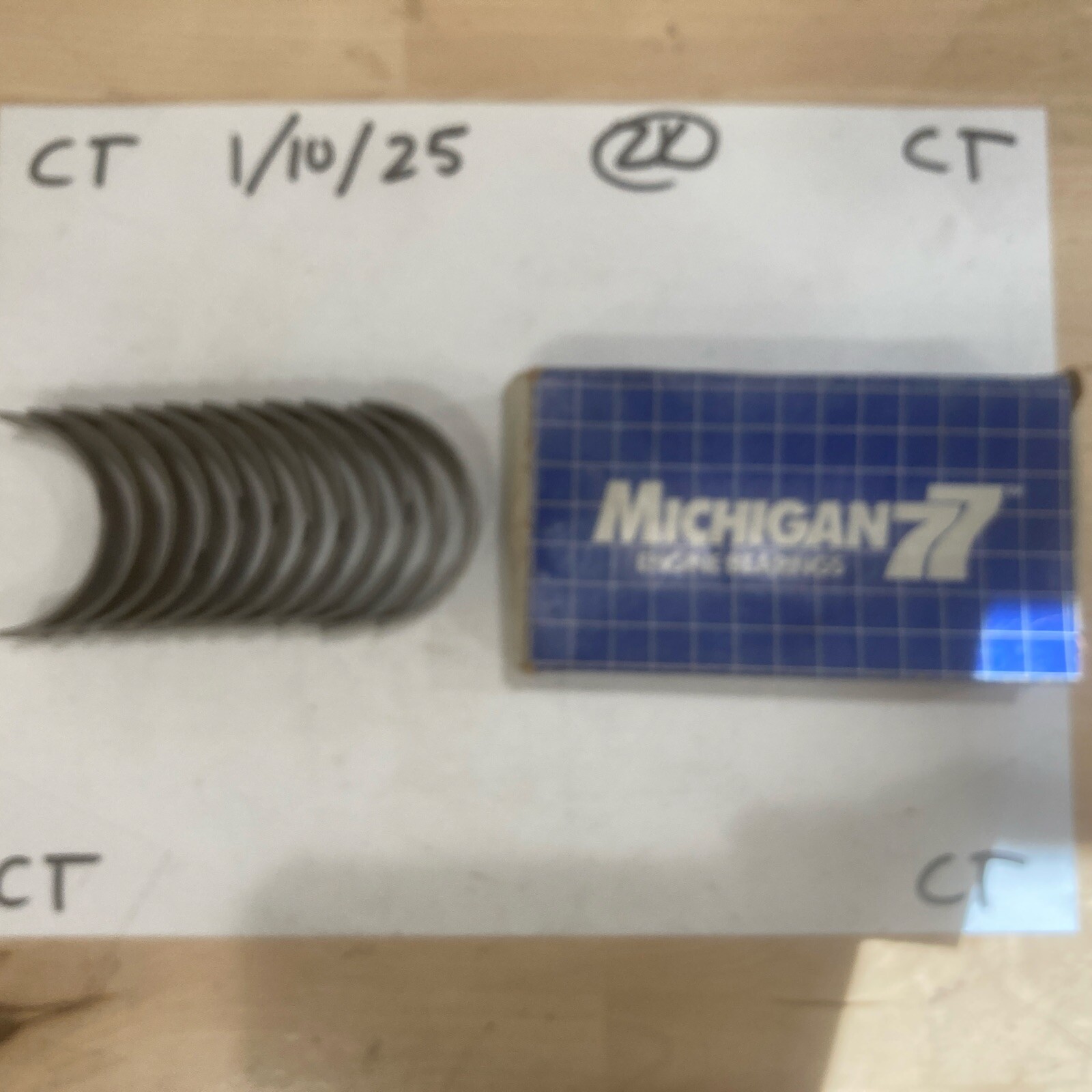 Michigan 78 Engine Bearings CB-1238 P-.25MM (6)