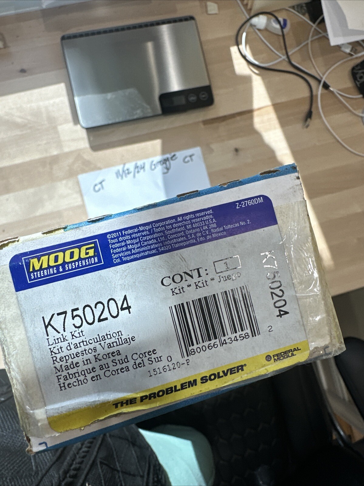 Moog K750204 Suspension Stabilizer Bar Link Kit New